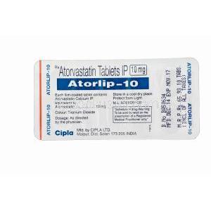 アトルリップ-10, リピトールジェネリック，アトルバスタチン 10mg 錠　シート　情報