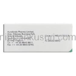 パロキセチン Paroxetine 20mg 錠 (Aurobindo) 製造者情報
