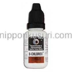 D-コレックス D-Chlorex, クロラムフェニコール/ デキサメタゾン, 点眼薬 ボトル