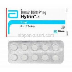 ハイトリン, テラゾシン 1mg, 箱、錠剤