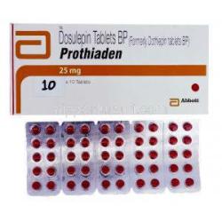 プロチアデン Prothiaden, ドチエピン 25mg, 錠