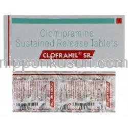 クロフラニル　Clofranil SR、ジェネリックアナフラニール、クロミプラミン塩酸塩75mg