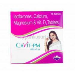 キャビット PM (炭酸カルシウム/ 酸化マグネシウム/ イソフラボン/ ビタミンD3) 箱