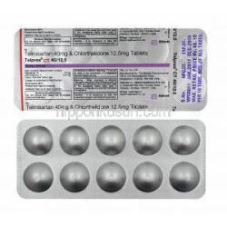テルプレス CT (テルミサルタン 40mg/ クロルタリドン 12.5mg) 錠剤