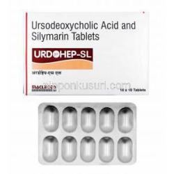 ウルドヘップ SL (シリマリン/ ウルソジオール (ウルソデオキシコール酸)) 箱、錠剤