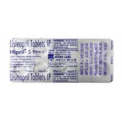 ハイプリル, リシノプリル 5 mg, 錠剤, シート情報