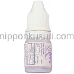 アトロピン硫酸塩（アトロピロル ジェネリック）, Atro, 1 % 5ML 点眼薬 (Intas) ボトル　情報