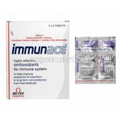 イミュネース (抗酸化物質/ マルチビタミン/ 必須栄養素) 箱、錠剤