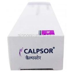 カルプソル軟膏, カルシポトリオール 0.005%, 軟膏 30g, 製造元：Biocon Biologics india, 箱側面２