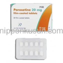 パロキセチン Paroxetine 20mg 錠 (Aurobindo)