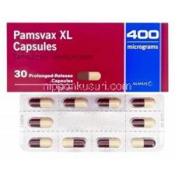 Pamsvax XL　パムスバックス、ジェネリックフロマックス、タムスロシン塩酸塩400mcg