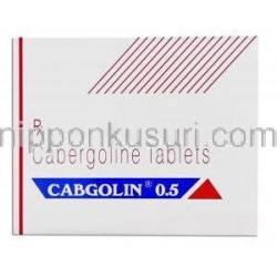 カベルゴリン, カブゴリン  Cabgolin 0.5MG 錠 (Sun Pharma)
