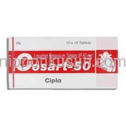 コサート Cosart, ニューロタン ジェネリック, ロサルタン 50mg (Cipla) 箱