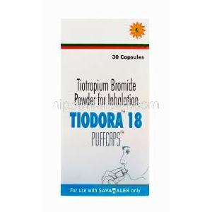 チオドラ 18, 臭化チオトロピウム 18mcg　箱