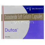 デュタス, デュタステライド 0.5 mg (ボックス表面)
