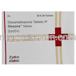 デキサメタゾン(コルソン / レナデックス ジェネリック). Dexona, 0.5 mg 錠 (Cadila)