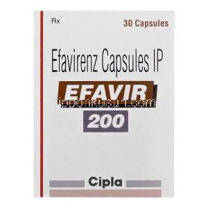 エファビール　Efavir、エファビレンツ200mg　箱