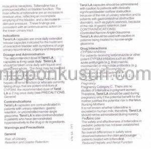 デトルシトールカプセルジェネリック, 酒石酸トルテロジン   2 mg 説明書 2