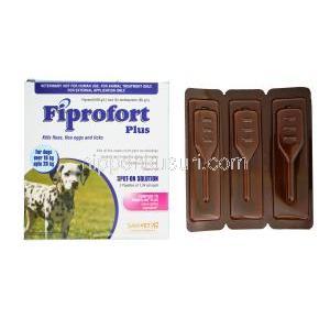 フィプロフォート・プラス 中型犬用（10-20kgs) 1.34ml X 3ピレット, フロントラインプラスジェネリ