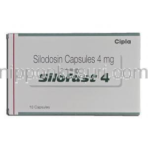 シロファースト, シロドシン 4mg, カプセル 箱