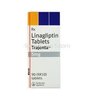 トラジェンタ, リナグリプチン 5mg 箱