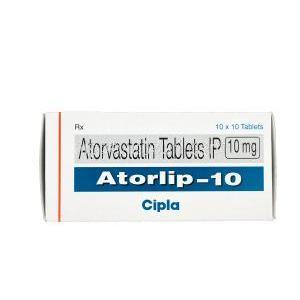 アトルリップ-10, リピドールジェネリック,　アトルバスタチン 10mg　箱