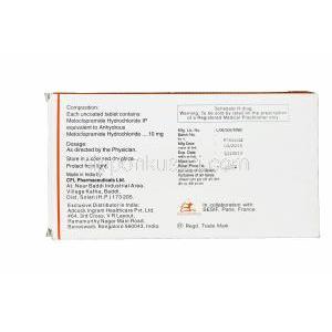 レグラン （塩酸メトクロプラミド） 10mg　箱　情報