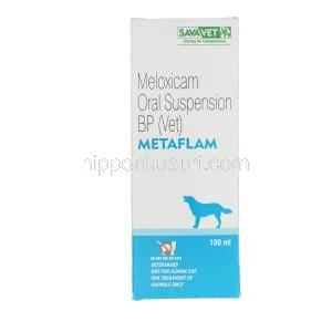 メタフレム　経口懸濁液(動物用), メタカムジェネリック,メロキシカム BP 1.5mg 100ml 箱