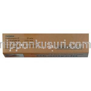 エリスロマイシン, Okamycin 0.3% 15gm クリーム (Cipla) 成分