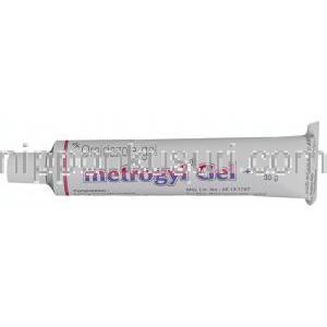 メトロニダゾール Metrogyl 30 gm ゲル チューブ