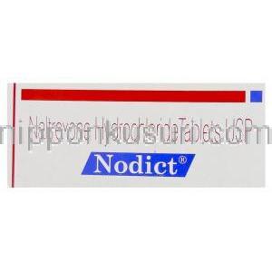 ナルトレキソン (レビアジェネリック), Nodict, 50mg 錠 (Sun Pharma) 箱