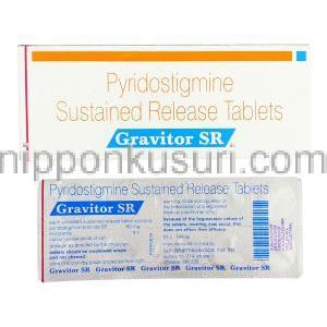 グラビター, 臭化ピリドスチグミン 180mg 錠 (Sun Pharma)