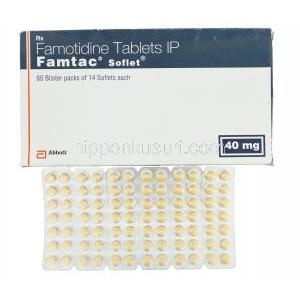 ファモタックソフレット,ペプシドジェネリック,ファモチジン　40mg