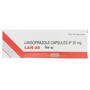 LAN-30, プレバシドジェネリック,　ランソプラゾール 30mg　箱