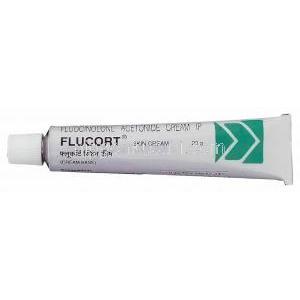 フルコート, フルオシノロンアセトニド Fluocinolone Acetonide 0.025%w/w ジェル・クリーム (Glenmark) チューブ