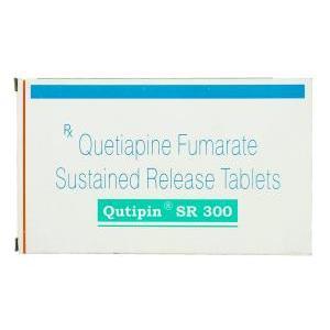 キューティペンSR 300, セロクエルジェネリック,クエチアピン 300mg 徐放性錠　箱