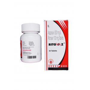 リトバズ, アタザナビル 300mg / リトナビル 100mg　製造番号