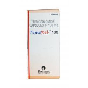 テモレル 100, テモダールジェネリック, テモゾロミド 100mg 箱