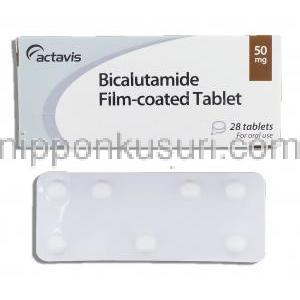 カソデックス ジェネリック, ビカルタミド 50mg 錠 (Actavis)