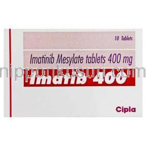 イマチニブ (グリベックジェネリック) , Imatib, 400mg 錠 (Cipla)