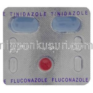 チニダゾール / フルコナゾール, Zocon-T, 1,000mg / 150mg　錠キット (FDC) 包装