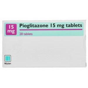 ピオグリタゾン,アクトスジェネリック゚,　ピオグリタゾン 15mg 箱