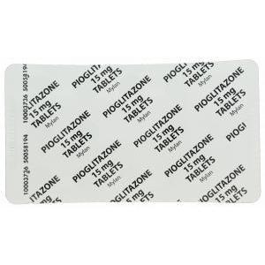 ピオグリタゾン,アクトスジェネリック゚,　ピオグリタゾン 15mg 　錠　シート　情報