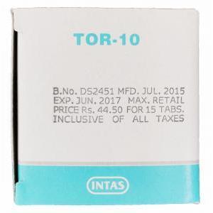 トール 10,デマデックスジェネリック,　トルセミド 10mg 箱　製造番号 