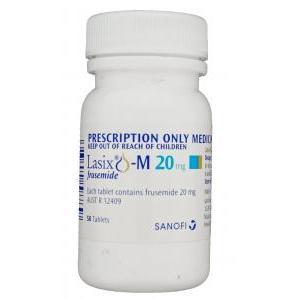 ラシックス，フロセミド 20mg 製造元：Sanofi