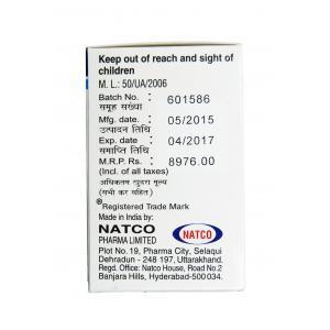 レナリド, レブラミドジェネリック, レナリドミド10mg　製造元： Natco Pharma