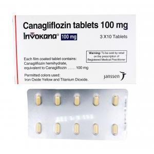 インボカーナ,　カナグリフロジン 100mg 製造元：Janssen,　箱,シート表面,注意事項