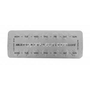 アコード,アムロジピンベシル酸塩　10mg 28錠　シート（摂取曜日付）