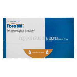 ノバルティス　フォルモテロール フマル酸吸入パウダー　12mcg 60カプセル(エアロライザ