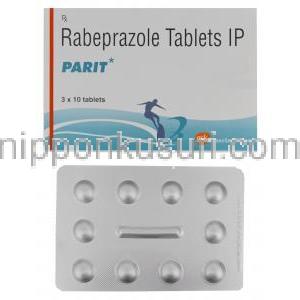 パリット　Parit、ラベプラゾールナトリウム　20mg